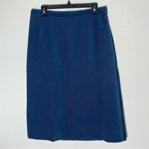 Vintage Gap Blue Corduroy Midi Skirt 10